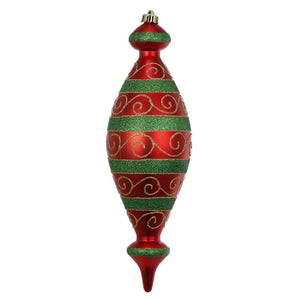 A&B Home Finial Christmas Ornaments - Set of 4