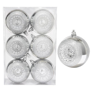 A&B Home Vintage Christmas Ornaments - 6Pc/Box - Set of 2