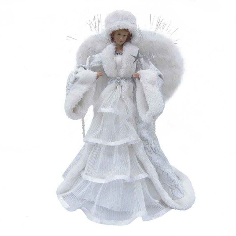 A&B Home Christmas Holiday Decor Angel Hold a Stick