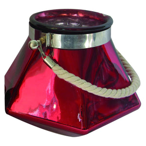 A&B Home Short Glass Candle Holder - Set Of 6