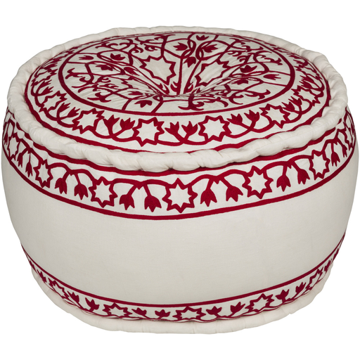 Surya Akua Cube Pouf - Floral - AKPF-001