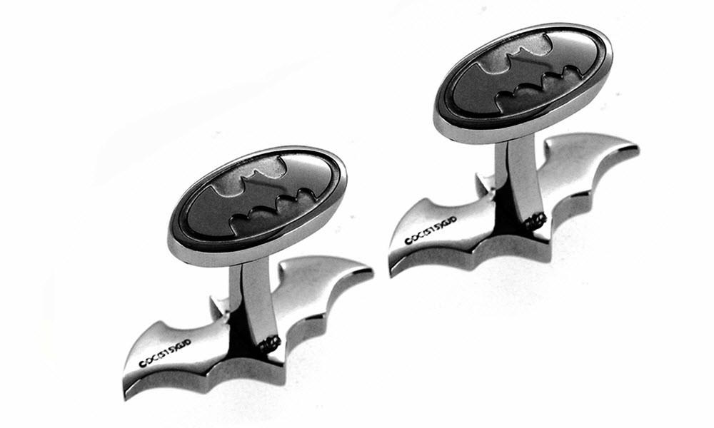 Batman Cufflinks Gunmetal