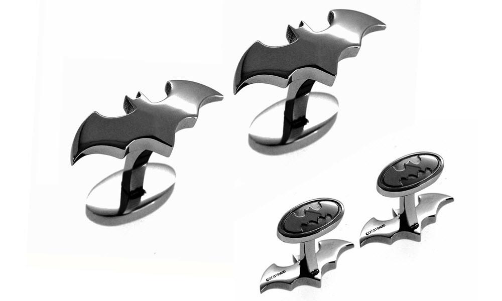 Batman Cufflinks Gunmetal