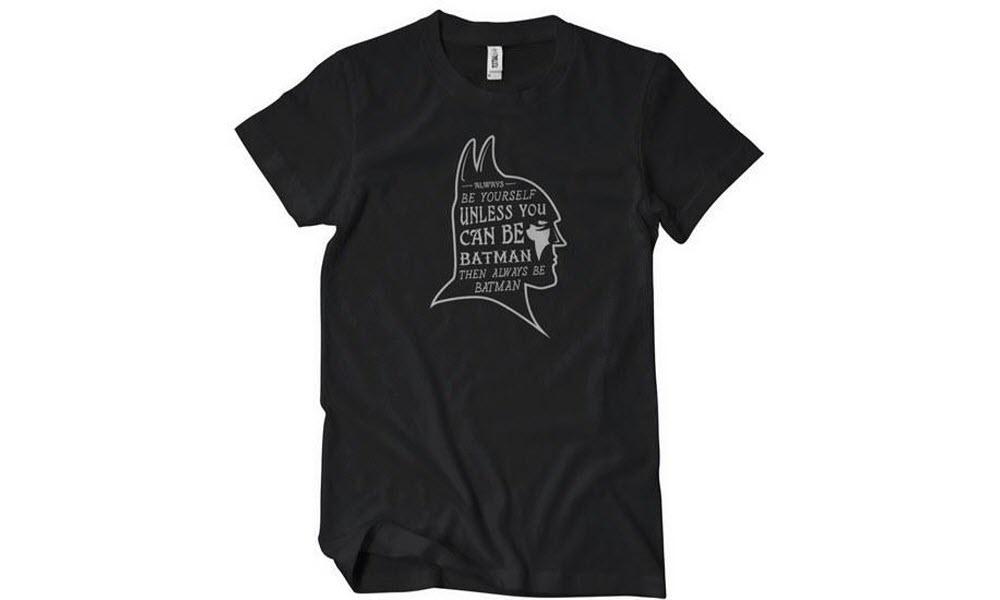 batman mens tshirt always be batman t-shirt the salty fox australia tees