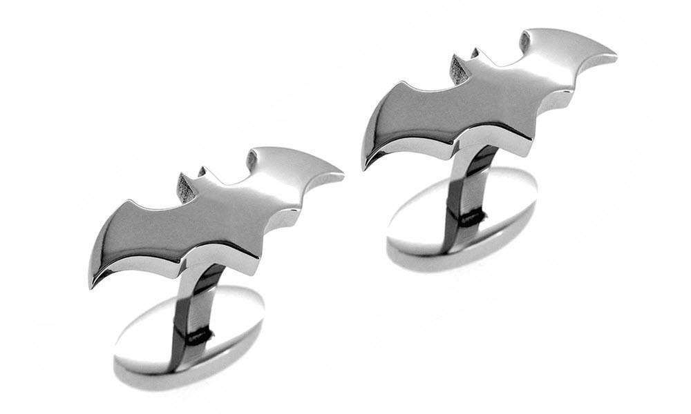 Batman Cufflinks Silver