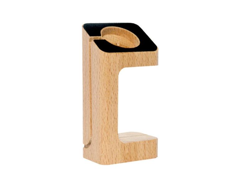 Beech Wood Apple Watch Charging Stand