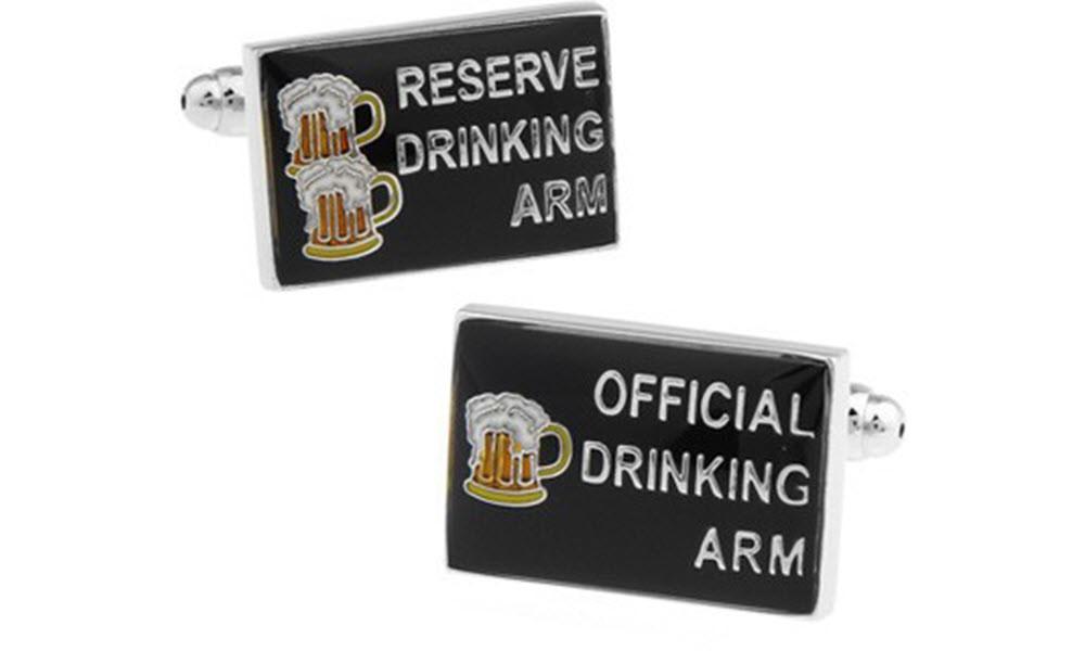 Beer Drinking Cufflinks