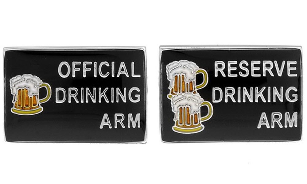 Beer Drinking Cufflinks