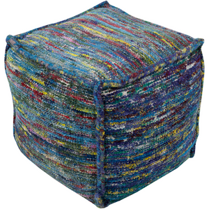 Surya Bazaar Cube Pouf - Global - BZPF-001