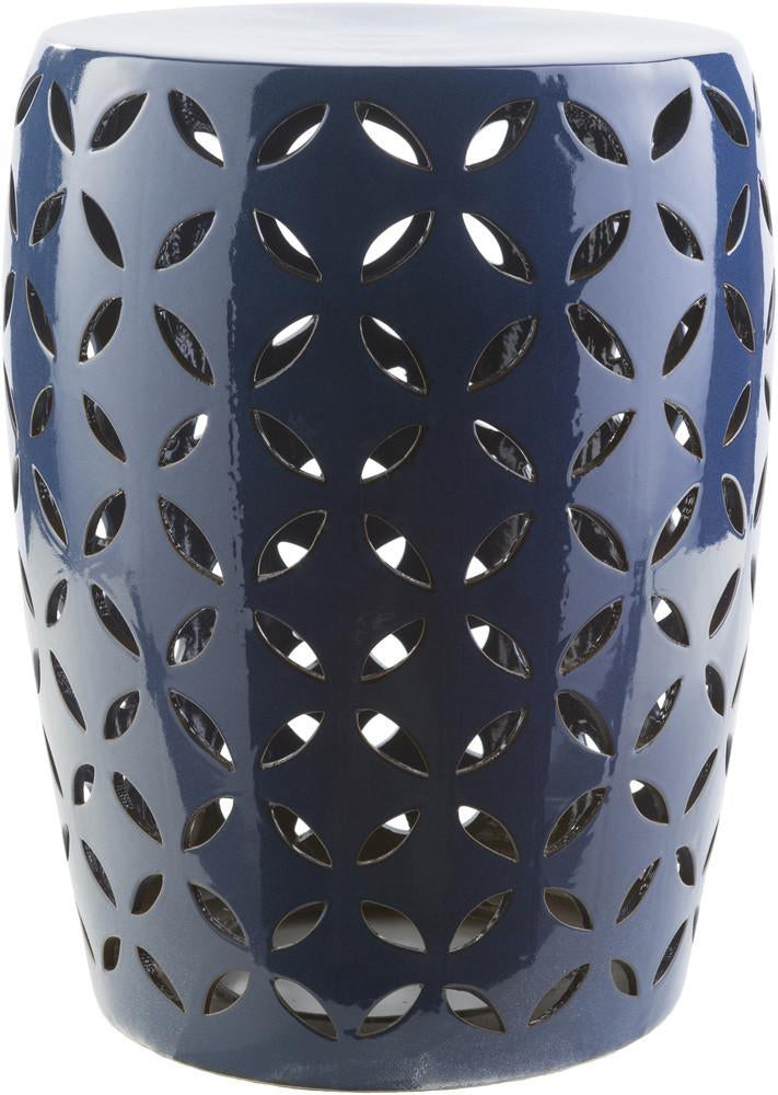 Surya Chantilly Ceramic Stool
