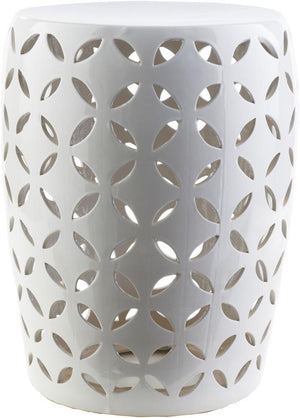 Surya Chantilly Ceramic Stool