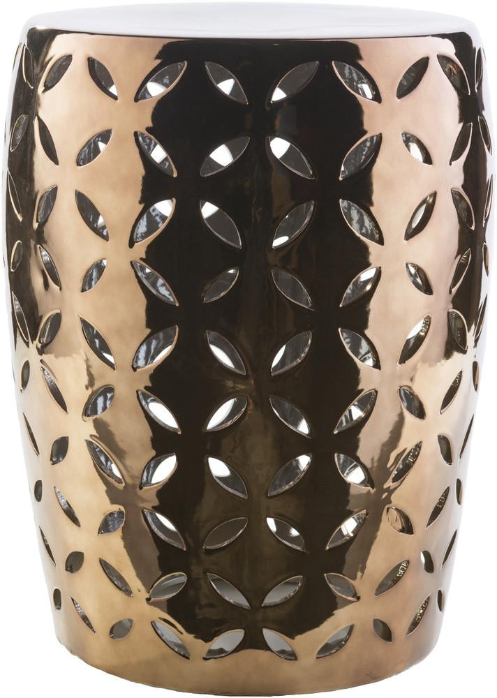 Surya Chantilly Ceramic Stool