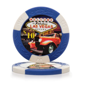 11.5 Gram Classic Car Poker Chips (25/Pkg)
