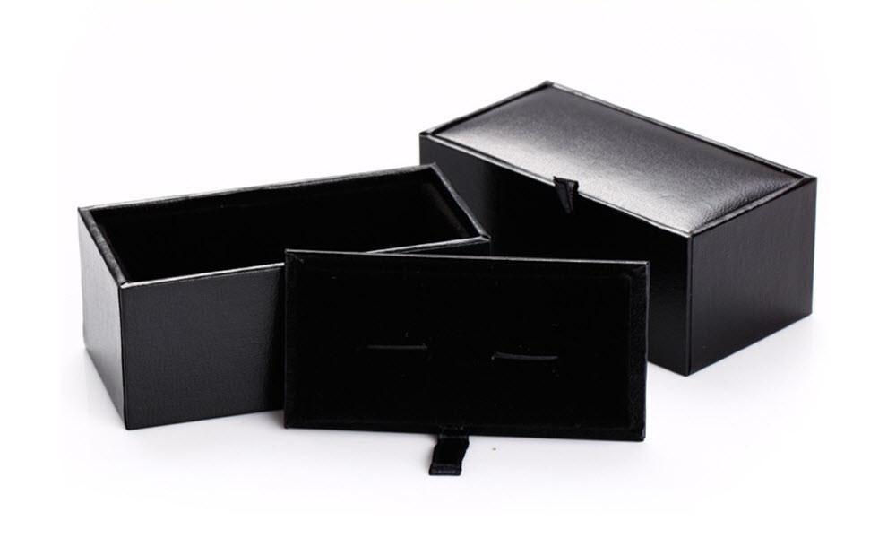 Black Ice Cateye Cufflinks