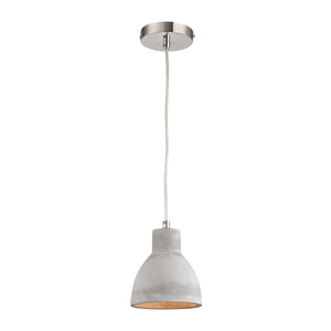 Sterling Industries Brut 1 Light Pendant In Polished Concrete