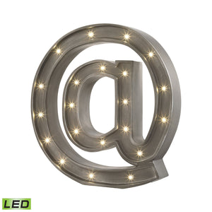 Sterling Industries Strudl LED Table Lamp In Sewell Grey