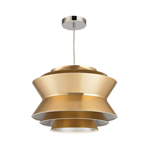 Sterling Industries Godnik 1 Light Pendant In Gold