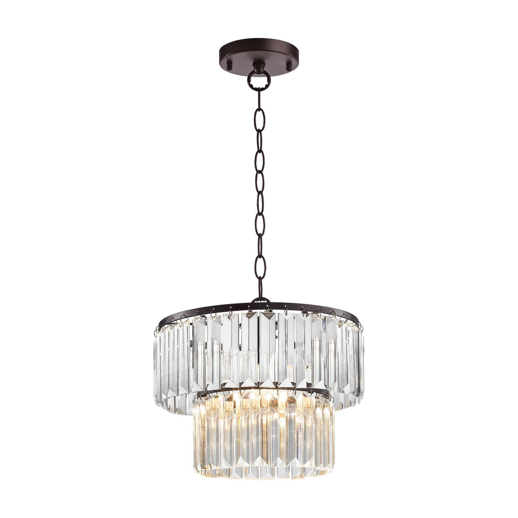 Sterling Industries Antoinette 1 Light Pendant In Bronze