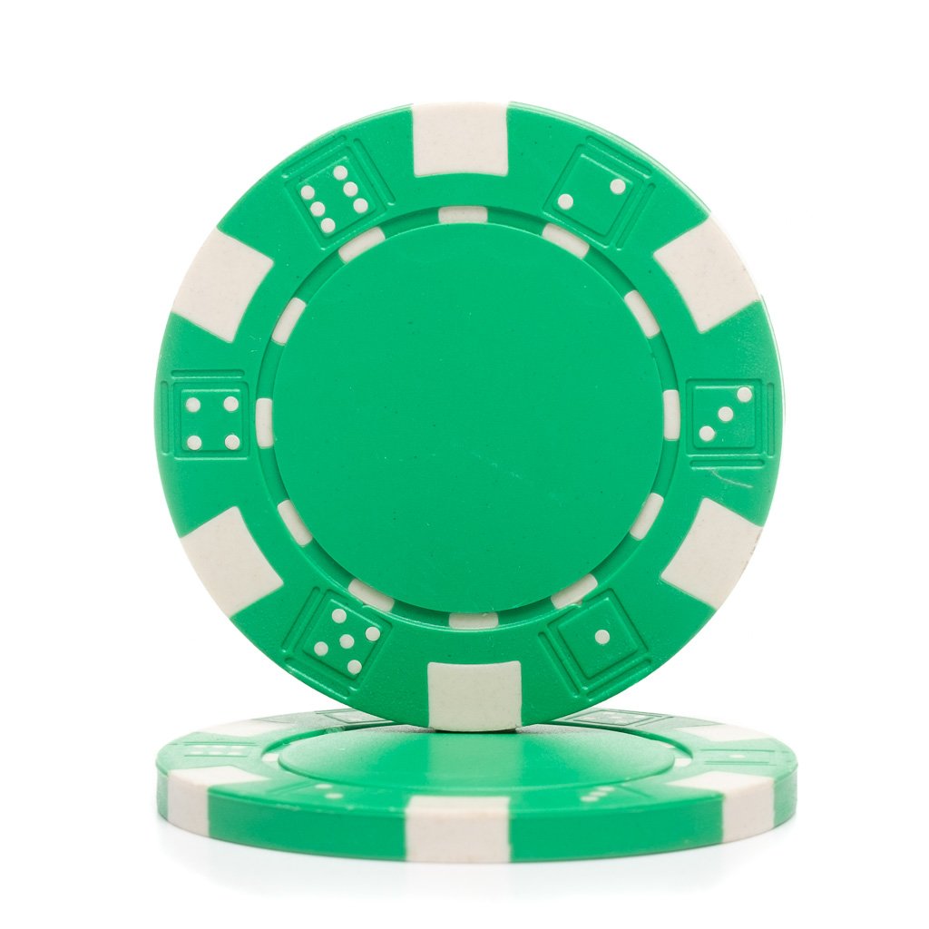 11.5 Gram Dice Rim Poker Chips (25/Pkg)