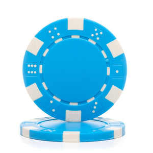 11.5 Gram Dice Rim Poker Chips (25/Pkg)