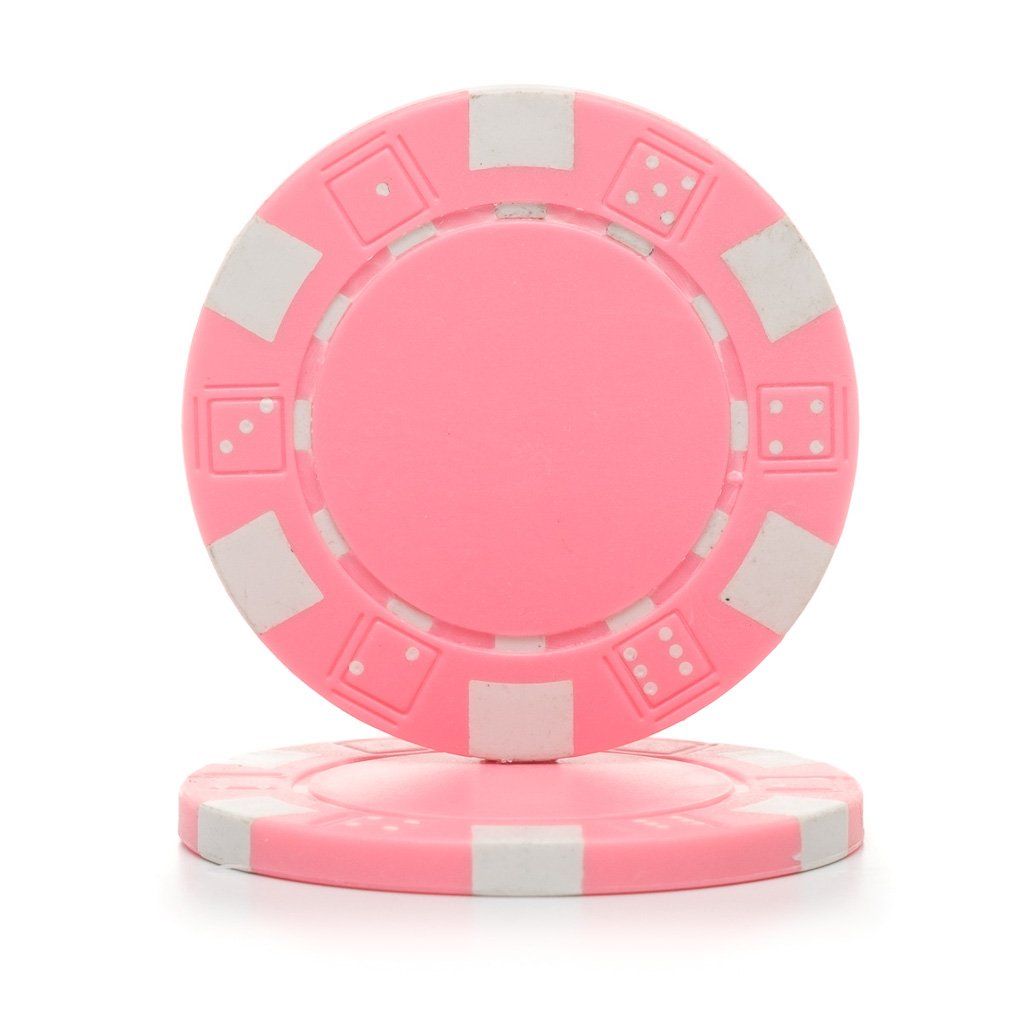 11.5 Gram Dice Rim Poker Chips (25/Pkg)