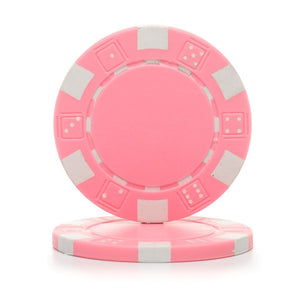 11.5 Gram Dice Rim Poker Chips (25/Pkg)