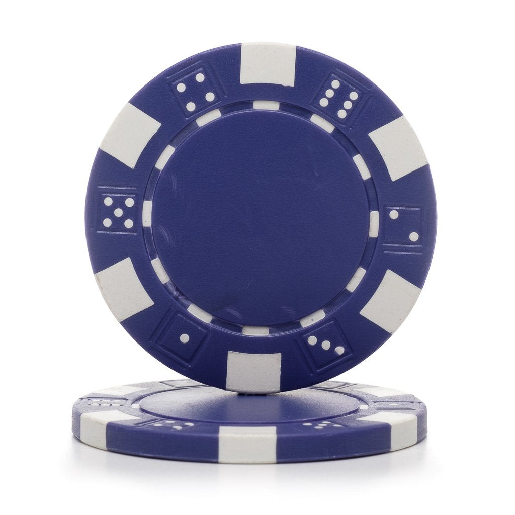 11.5 Gram Dice Rim Poker Chips (25/Pkg)