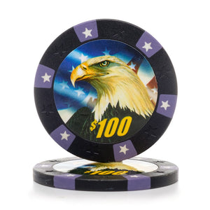 11.5 Gram Eagle Poker Chips (25/Pkg)