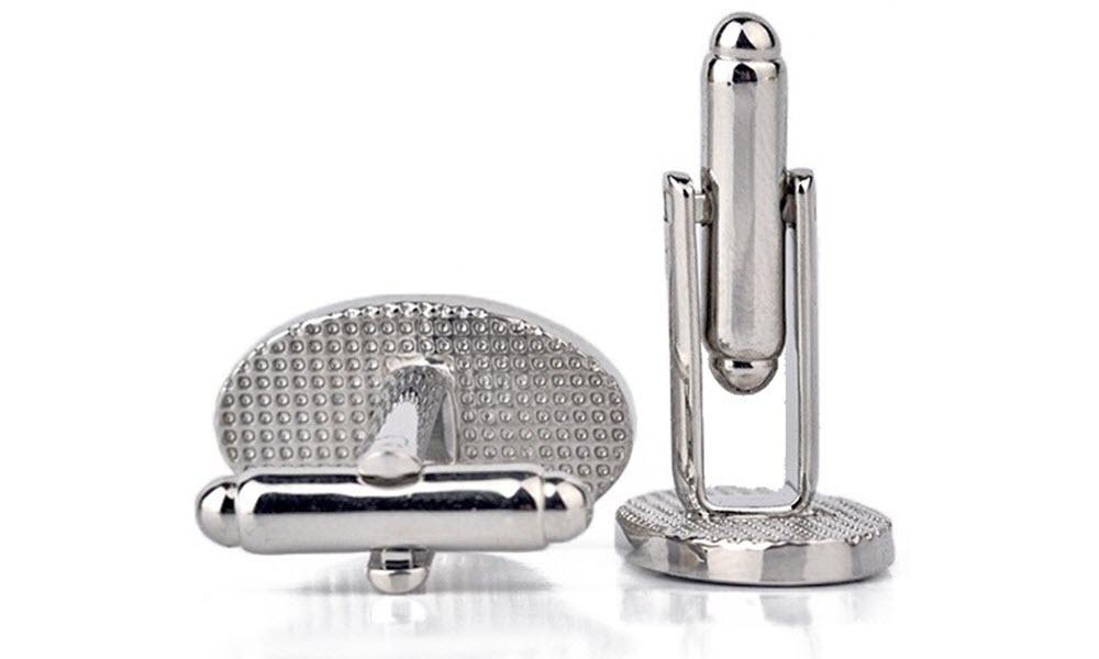 Best Man Cufflinks Silver