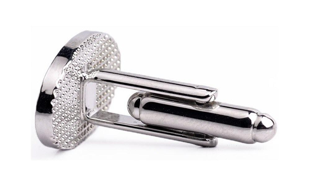 Best Man Cufflinks Silver