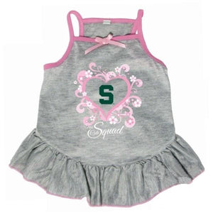 Michigan State Spartans Spartans "Too Cute Squad" Pet Dog Dress by Hunter