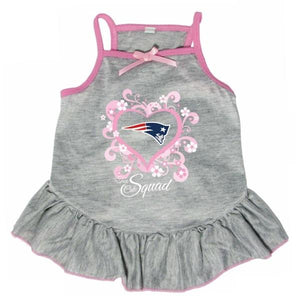 New England Patriots "Too Cute Squad" Pet Dog Dress by Hunter