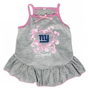 New York Giants "Too Cute Squad" Pet Dog Dress by Hunter