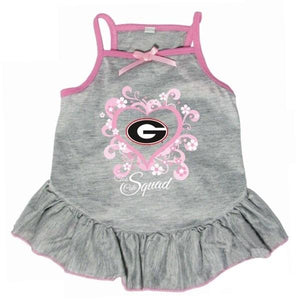 Georgia Bulldogs "Too Cute Squad" Pet Dog Dress by Hunter