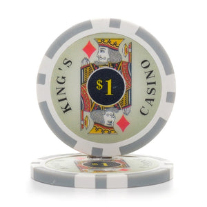 11.5 Gram Kings Poker Chips (25/Pkg)