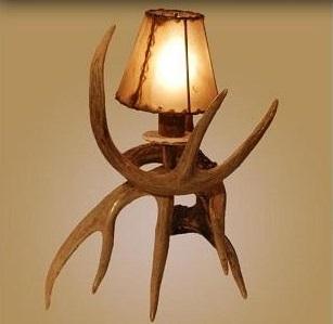 Antlerworx Whitetail Antler Nightlight with Shade (L-10)