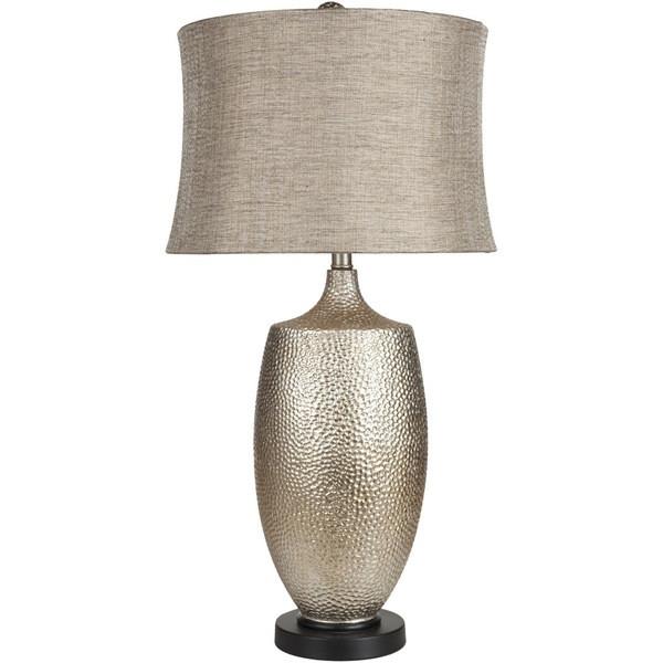 Surya Black & Silver Table Lamp Table Lamps, Surya, - Modish Store