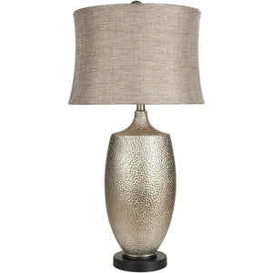 Surya Black & Silver Table Lamp Table Lamps, Surya, - Modish Store