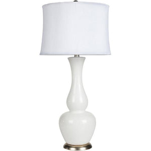 Surya Blue & White Table Lamp Table Lamps, Surya, - Modish Store