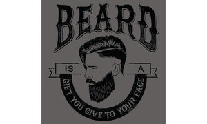 mens tshirt a beard is a gift you give to your face t-shirt the salty fox australia tees