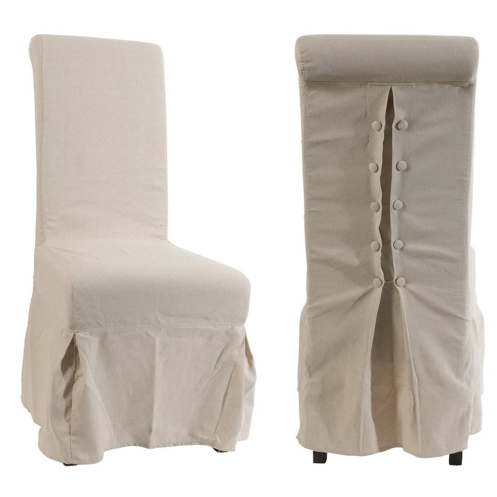 A&B Home Laramie Skirted Parsons Chair - Set Of 2