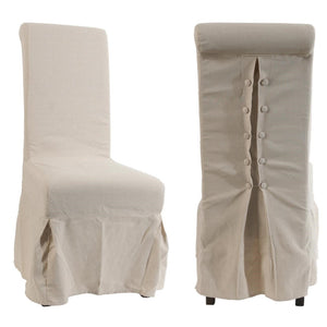 A&B Home Laramie Skirted Parsons Chair - Set Of 2