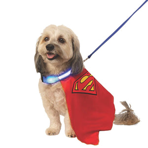 Light-Up Superman Cape Pet Dog Costume by Rubie's Costume co