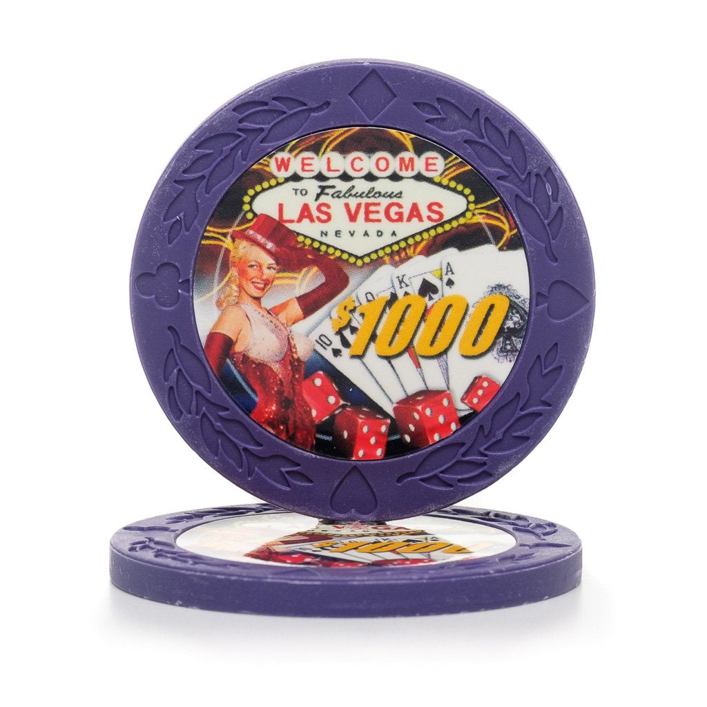 7.5 Gram Showgirl Poker Chips (25/Pkg)