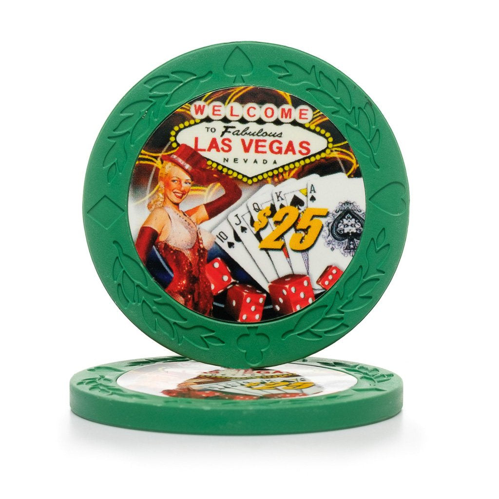 7.5 Gram Showgirl Poker Chips (25/Pkg)