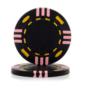 12 Gram Triple Striped (Tri Color) Poker Chips (25/Pkg)