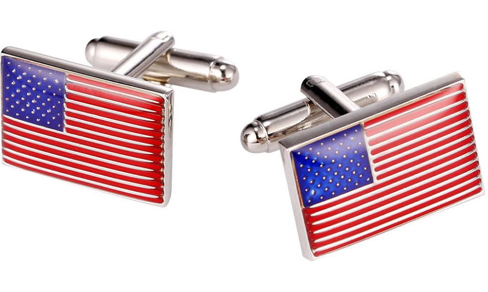 American Flag Cufflinks