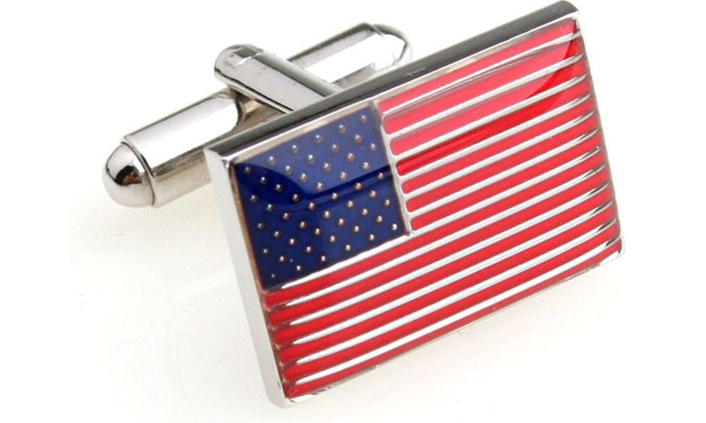American Flag Cufflinks
