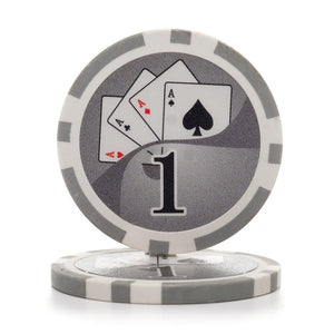 13.5 Gram Yin Yang Poker Chips (25/Pkg)