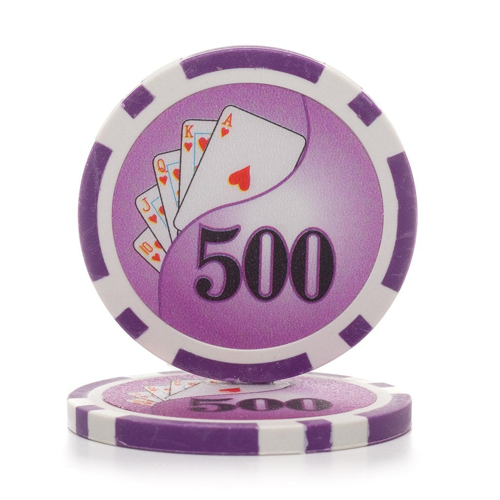 13.5 Gram Yin Yang Poker Chips (25/Pkg)